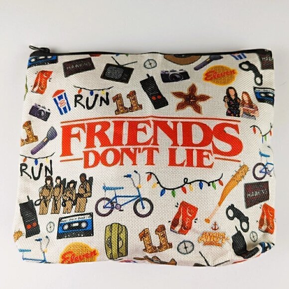 NEW Stranger Things Friends Don't Lie Bag/Pouch - Picture 2 of 7